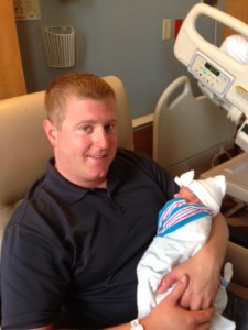 Dr. Schmitz and his new baby girl! 